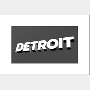 Detroit 3D Posters and Art